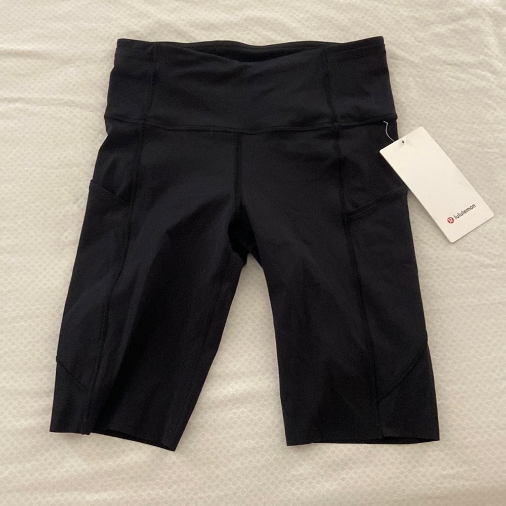 NWT lululemon biker shorts